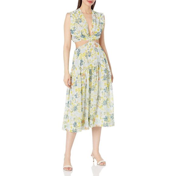 Women's Maeve B Dress In Cerulean Multi 2 - Picture 1 of 4